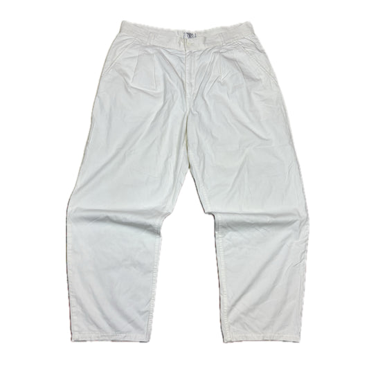 VALENTINO White Baggy Trousers